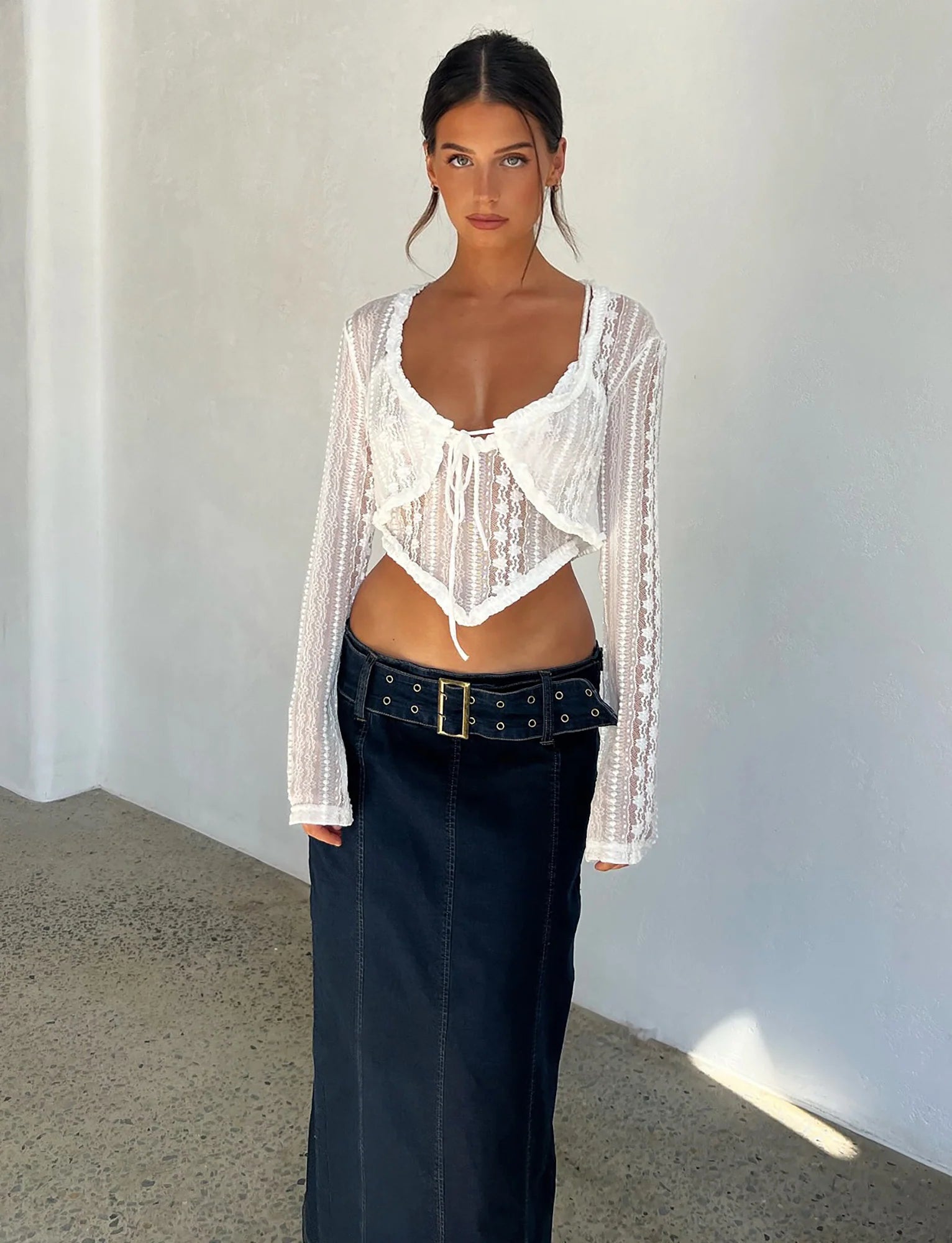 Elegant crop top