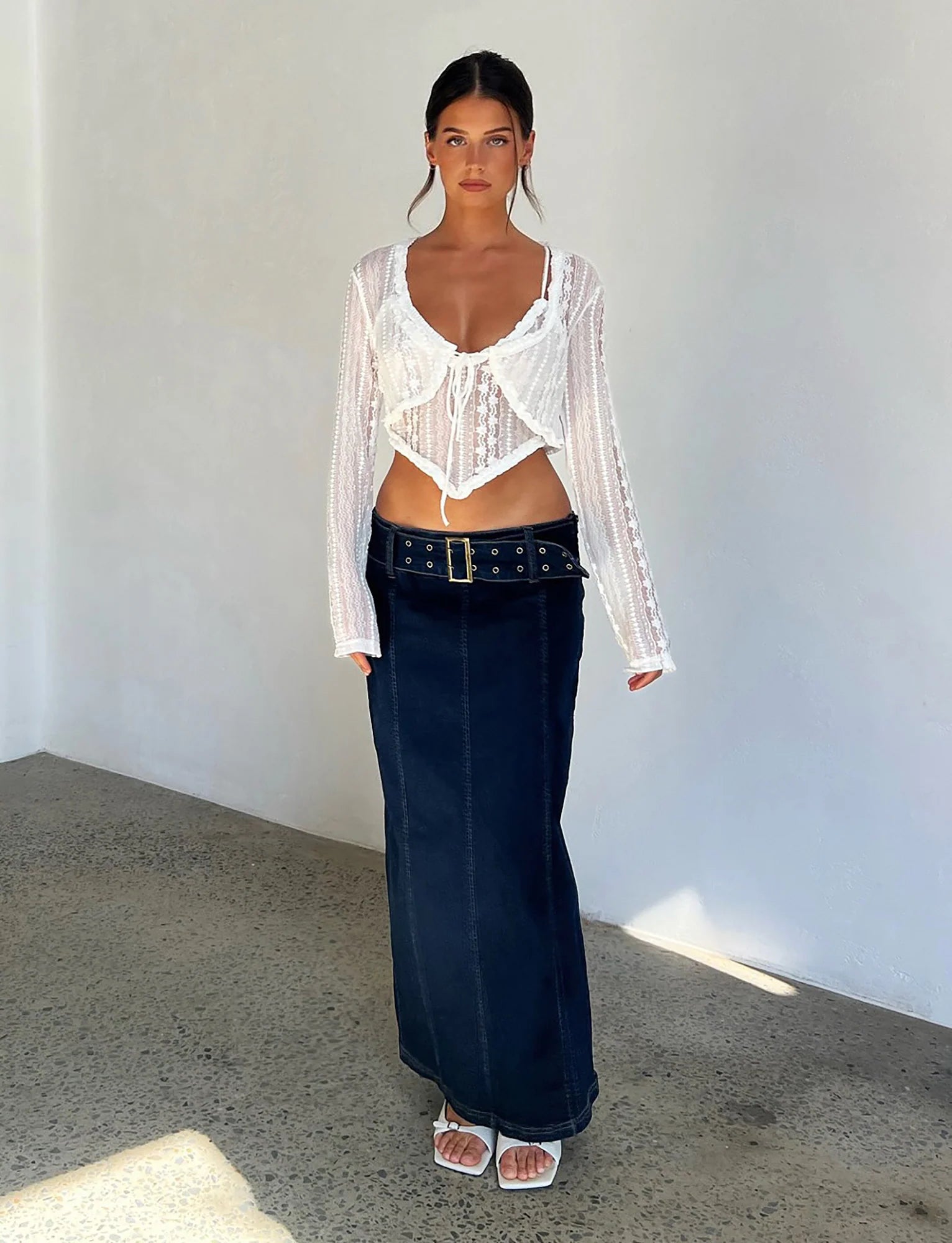 Elegant crop top