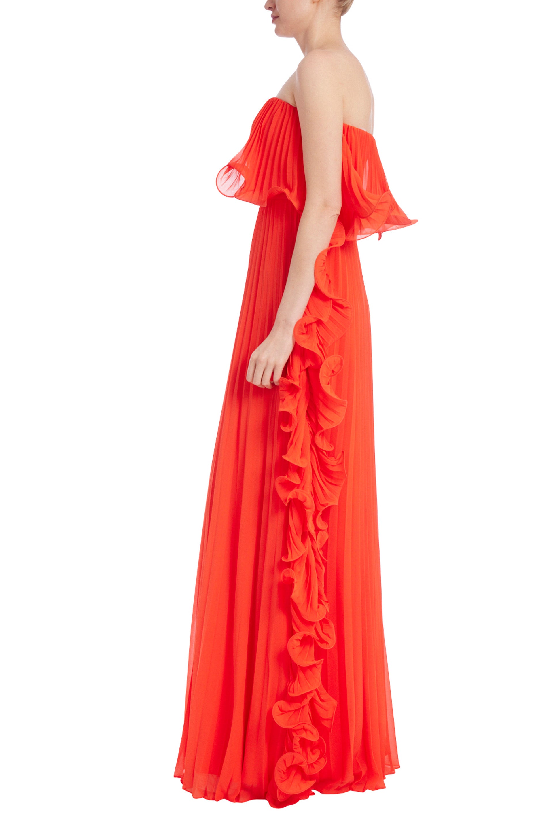 Long Ruffled Dress For Summer