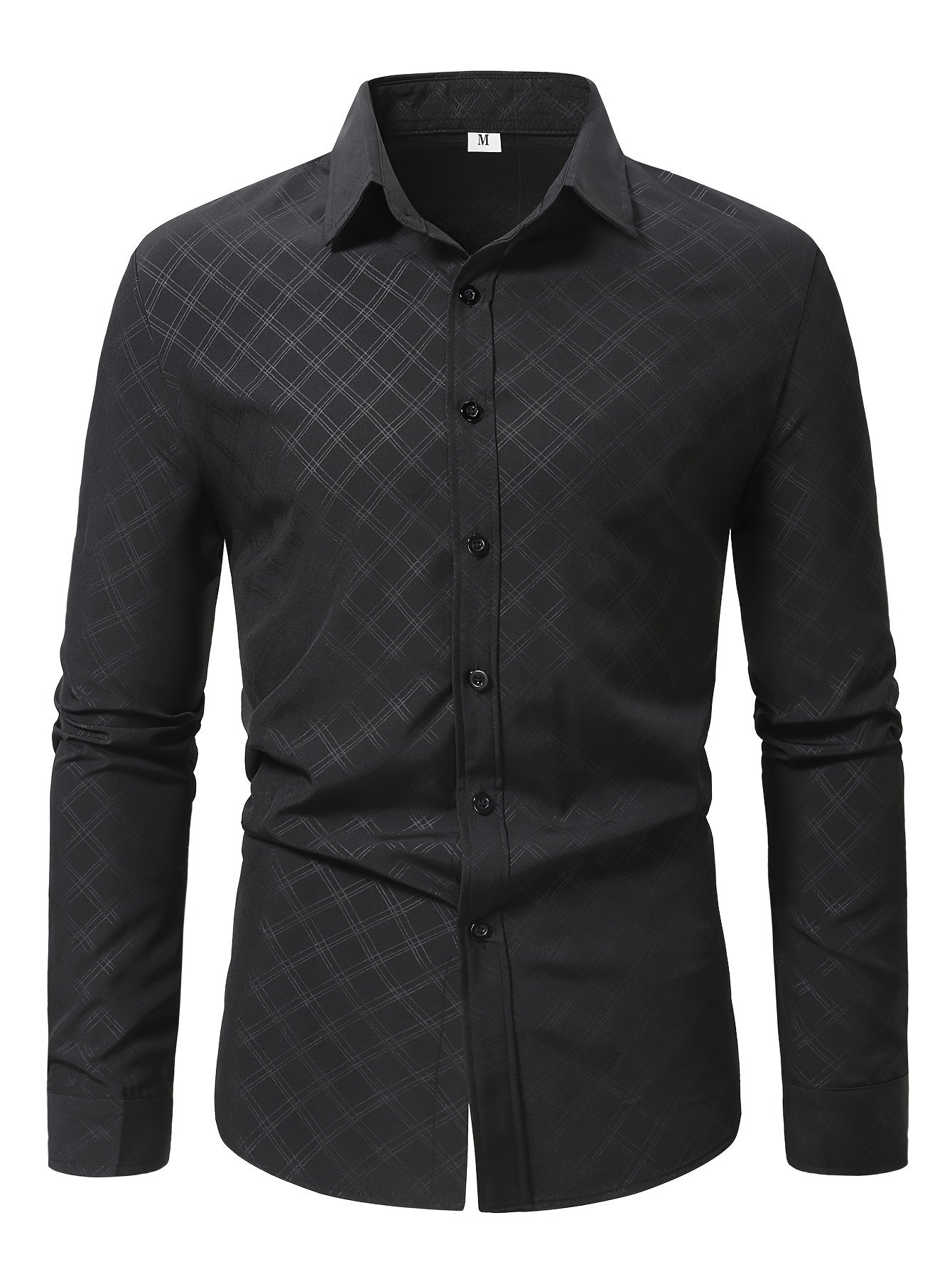 classic shirt with long sleeves and loose roll pattern