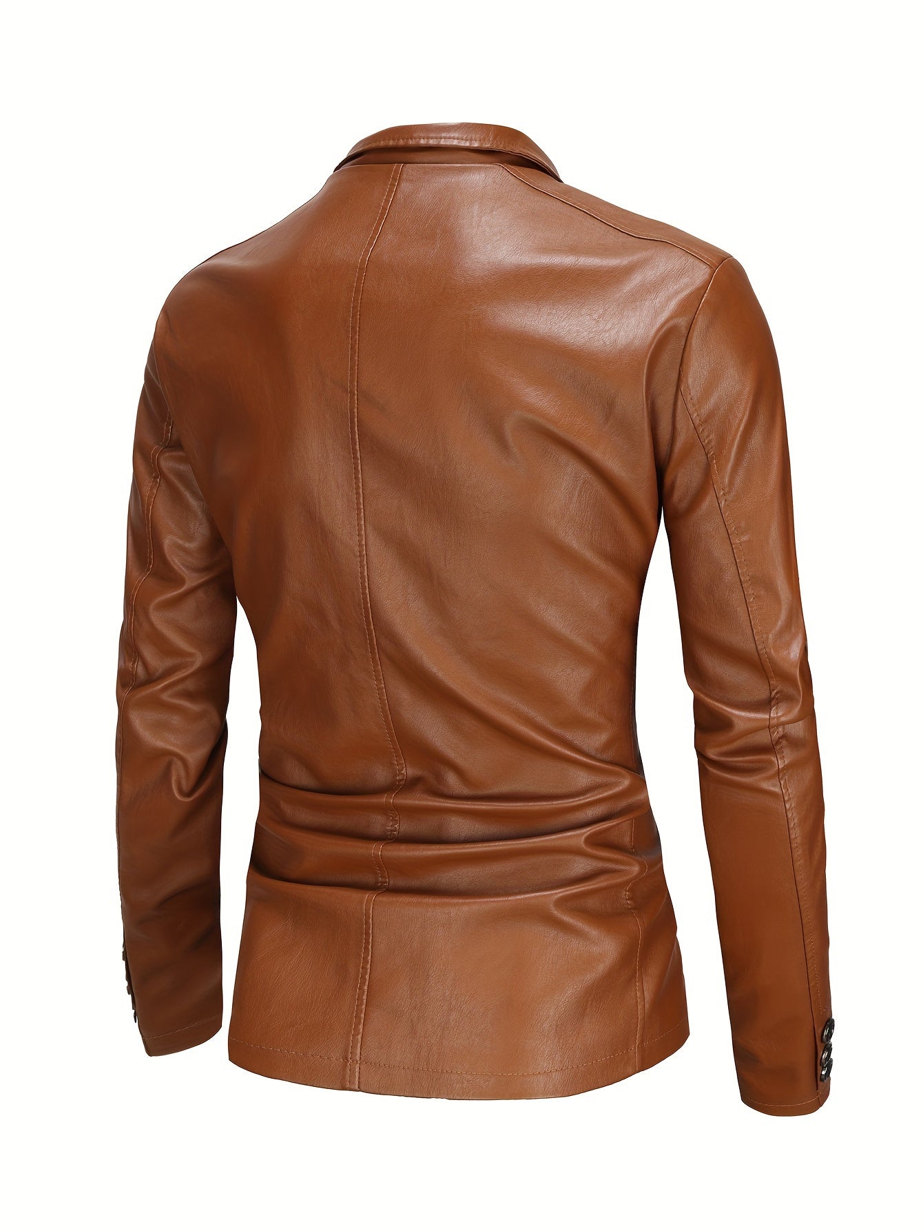 Leather blazer for men