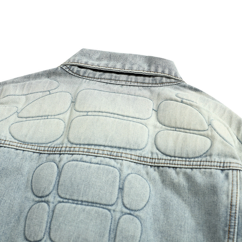 Skeleton Denim Jacket for Men