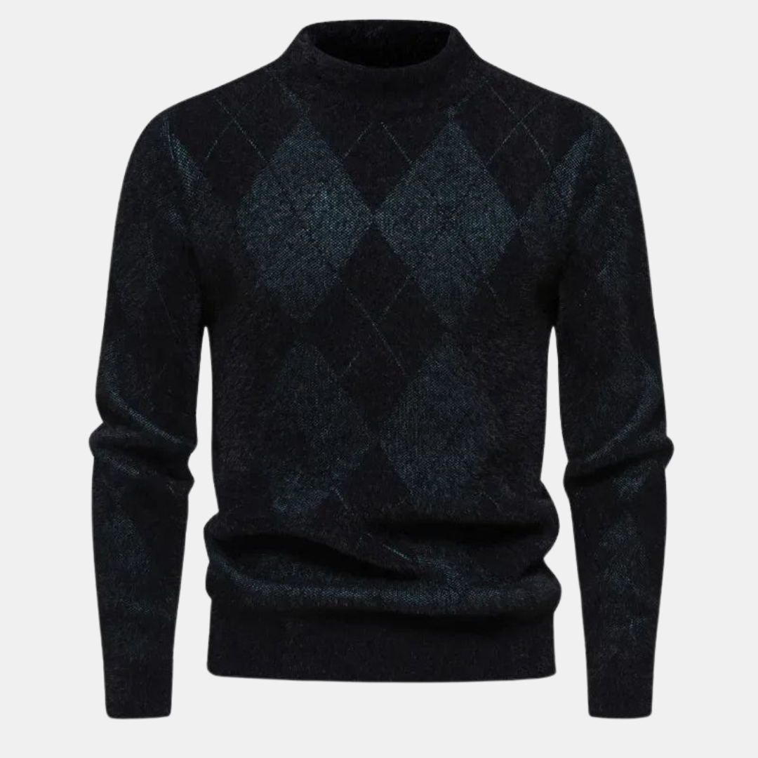 Comfortable knitted men's sweater