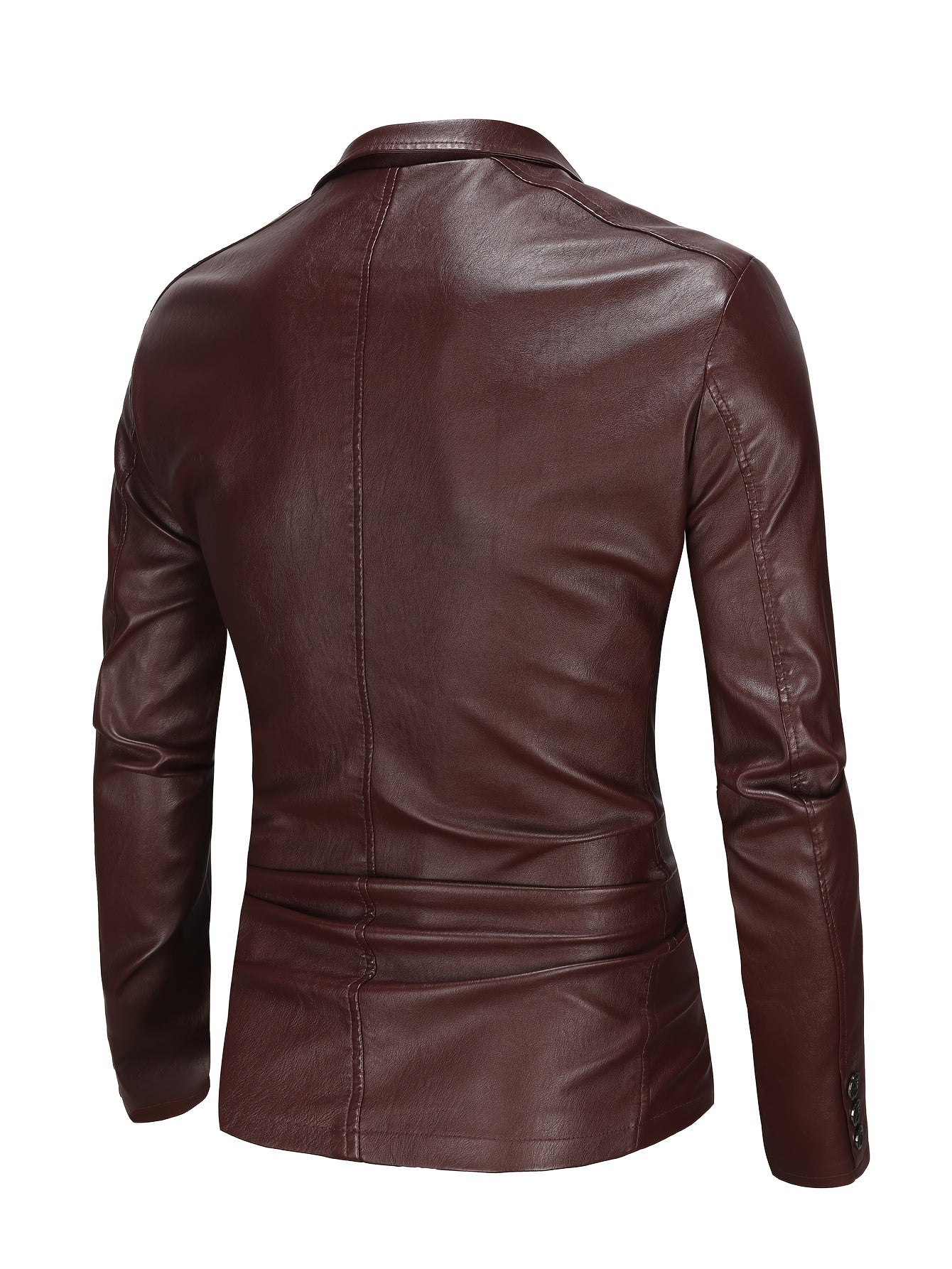 Leather blazer for men