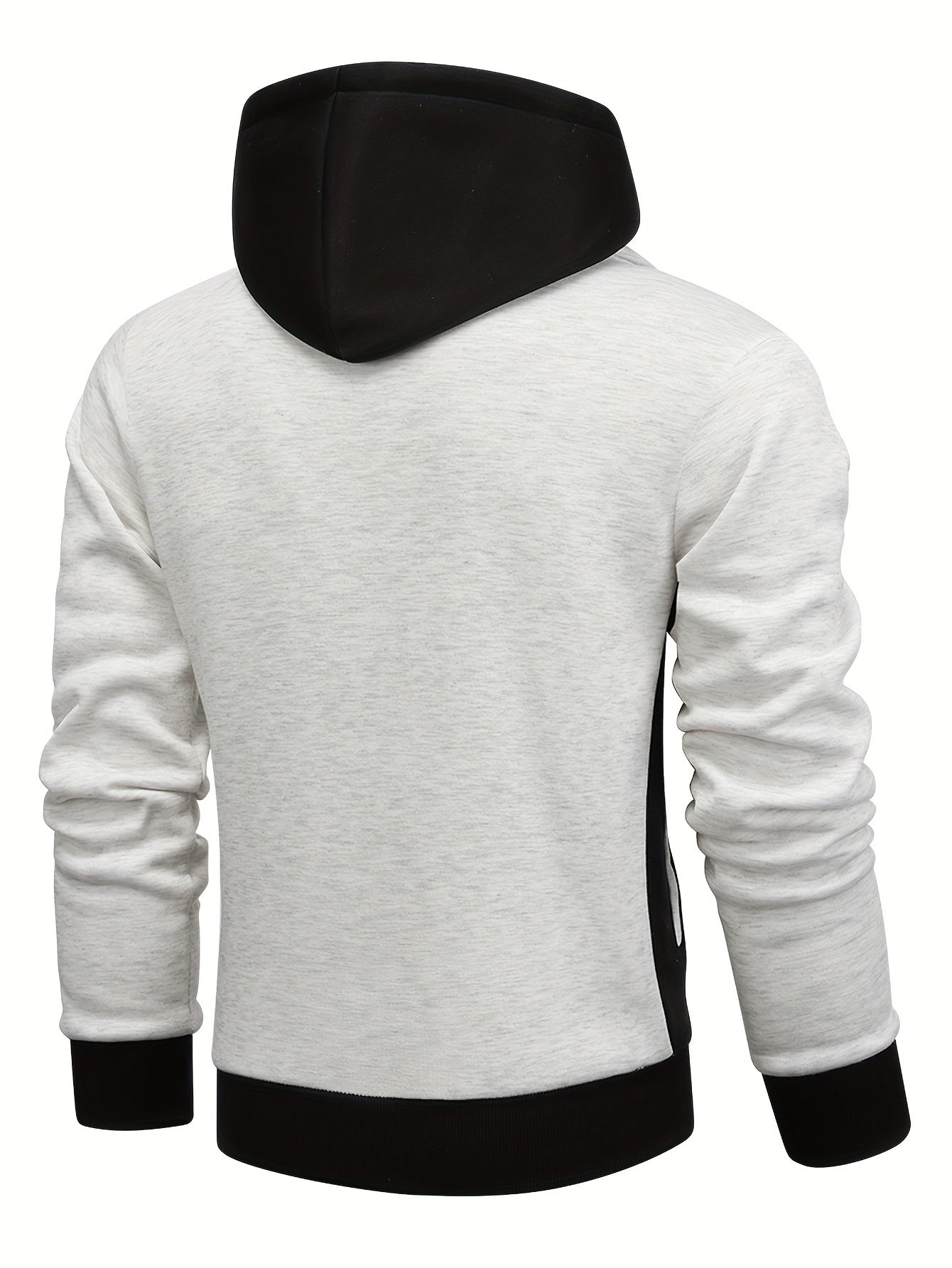 High collar hoodie