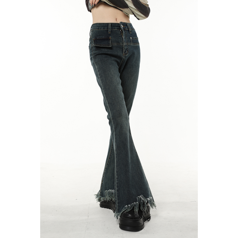 Black vintage jeans for women