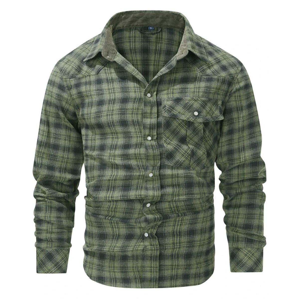 Checked jacket for men