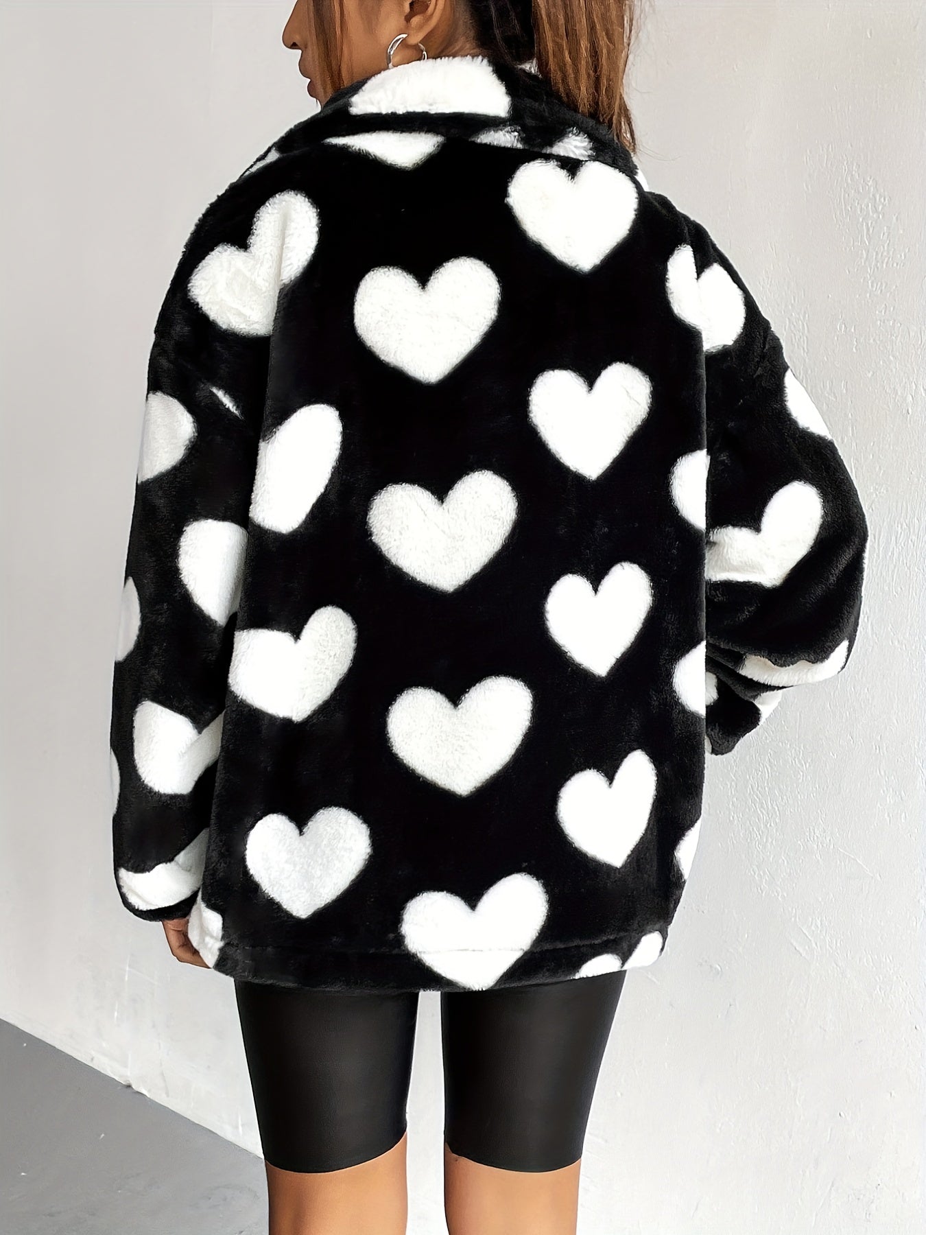 Jacket with heart motif