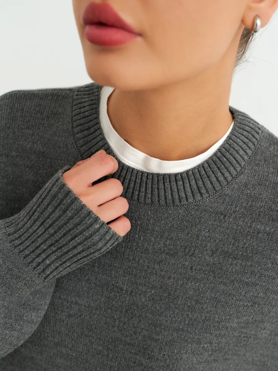 Loose Knitted Striped Sweater