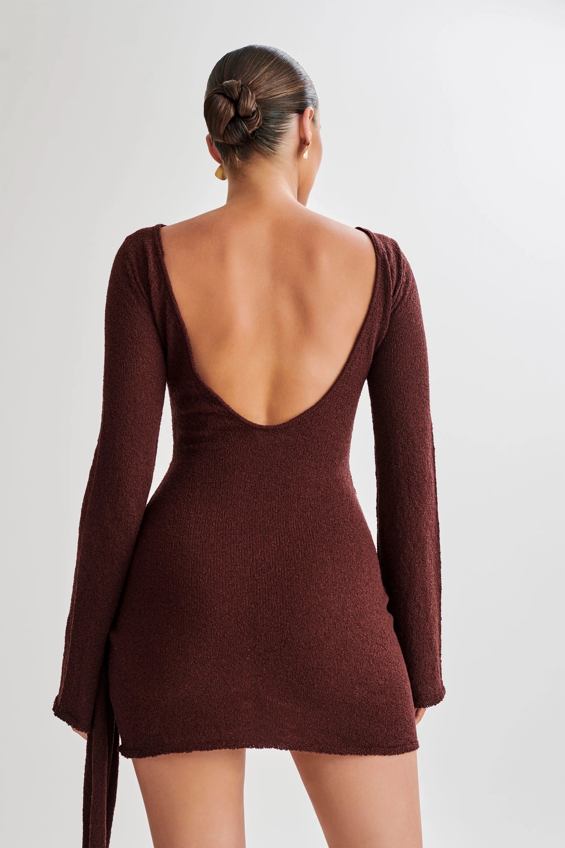 Long Sleeve Knit Mini Dress