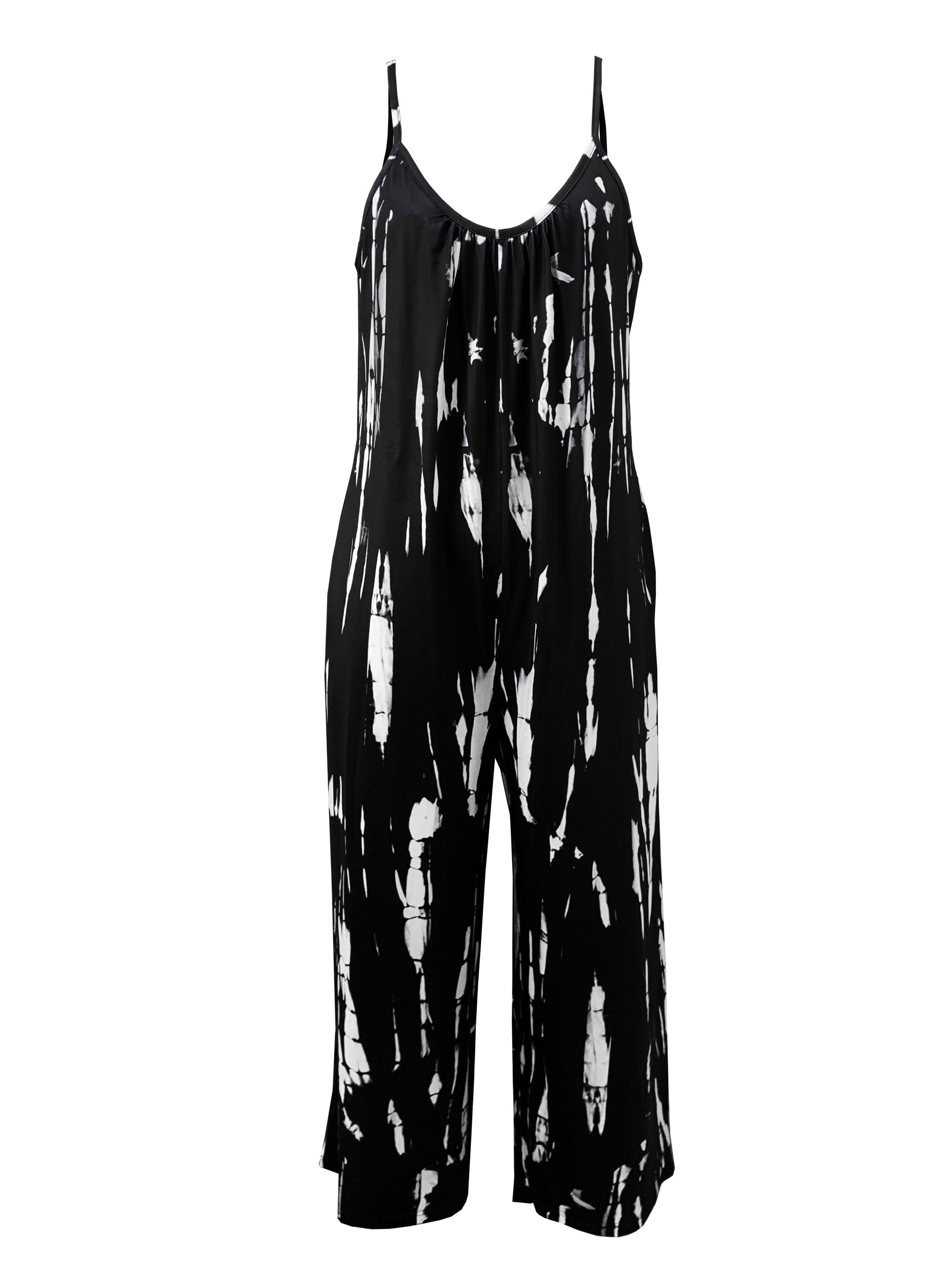 Tie dye cami jumpsuit