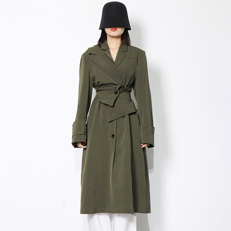 Dark green long coat