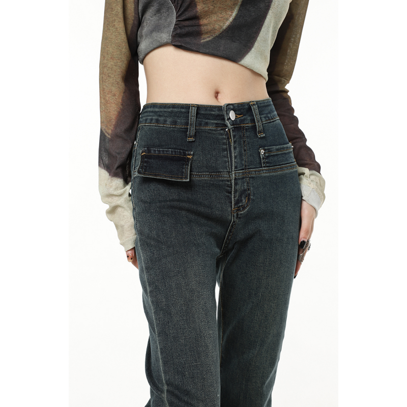 Black vintage jeans for women