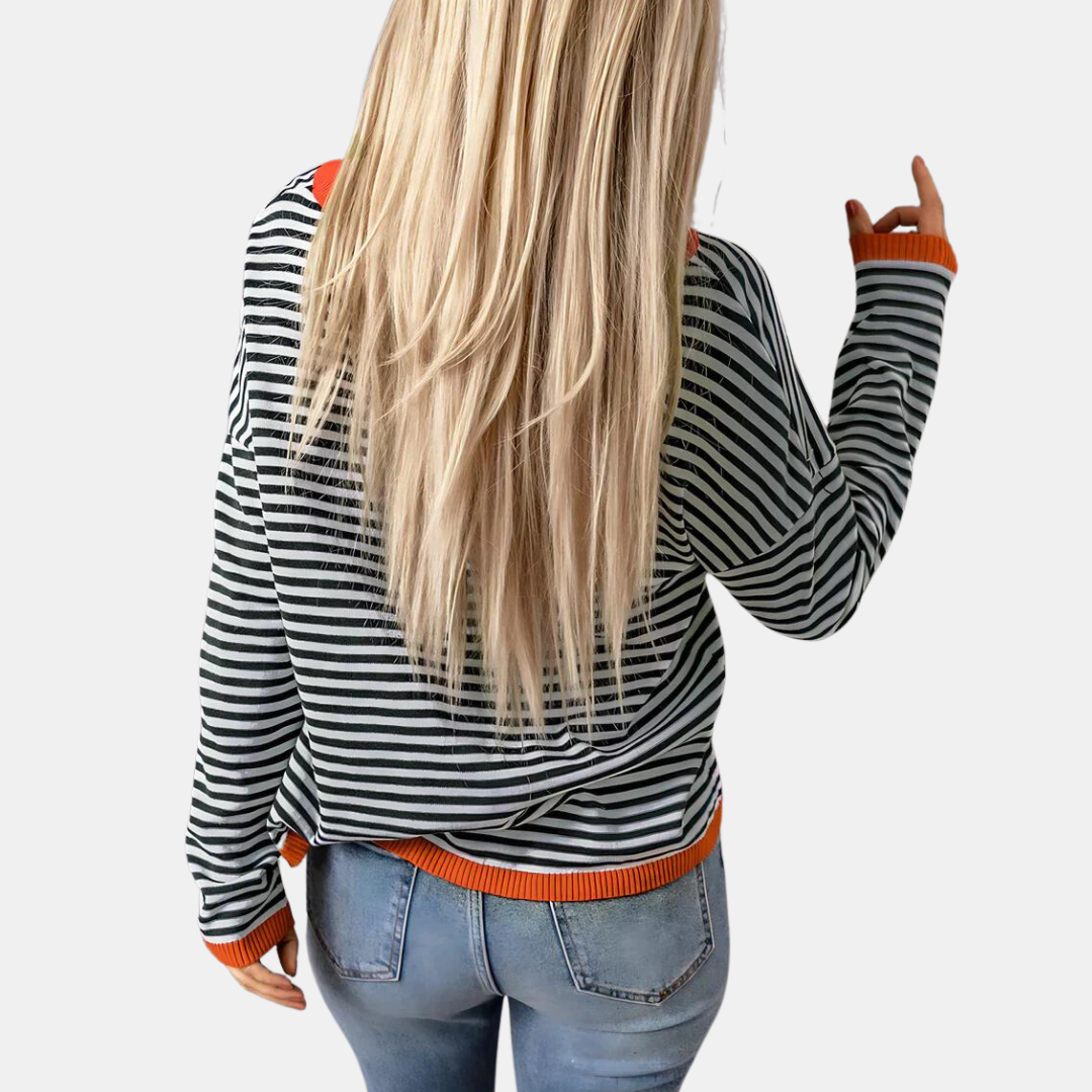 Striped women's sweater