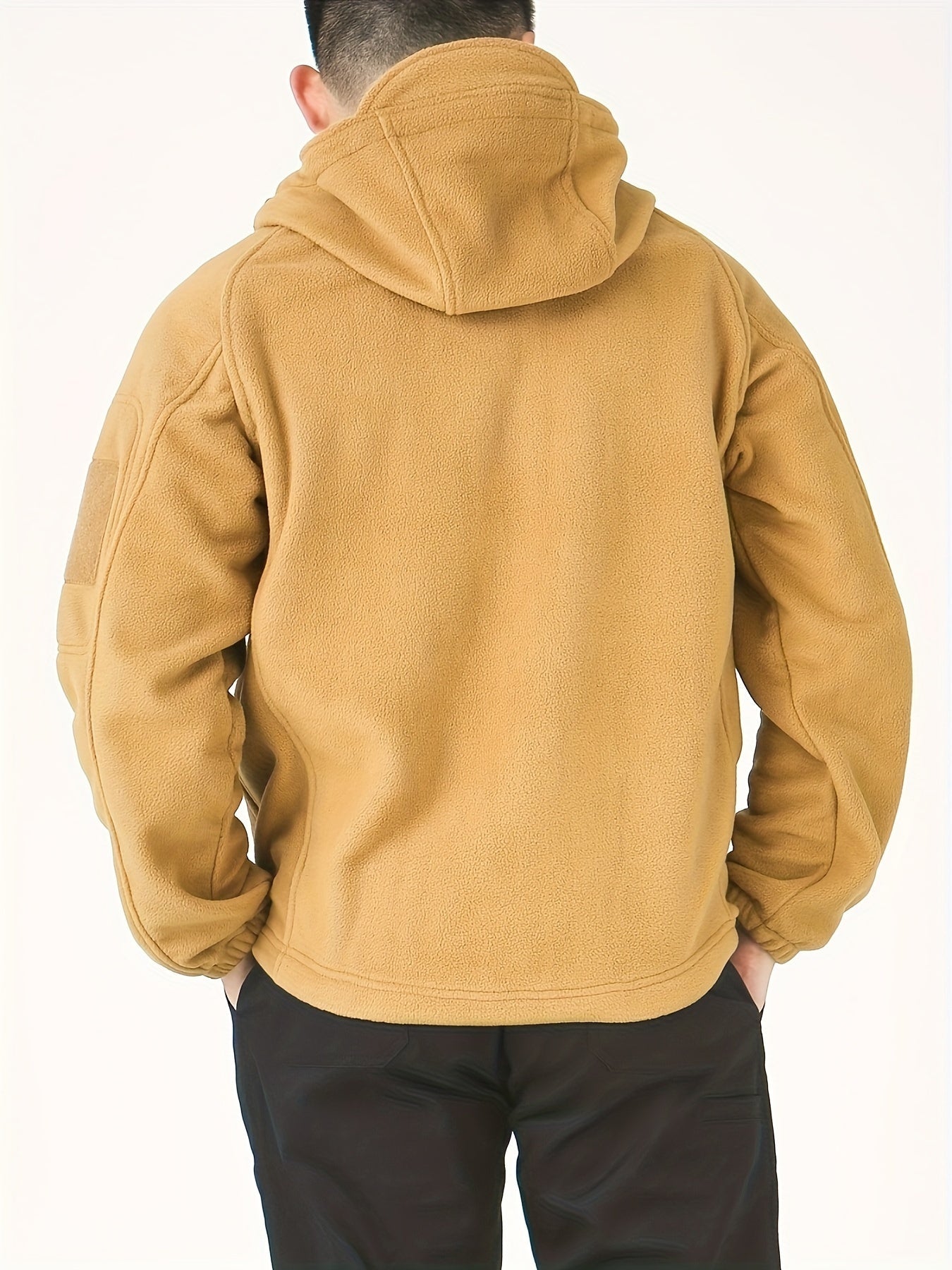 Warm hoodie made of polar fleece