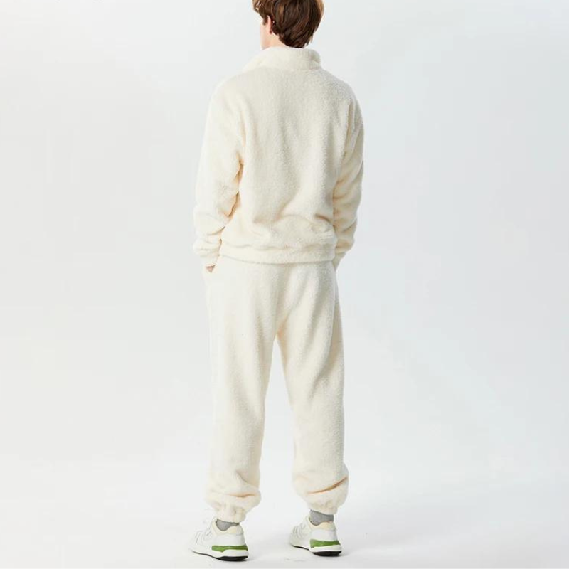 Fuzzy Fleece Long Sleeved sweatshirt with Long Pants