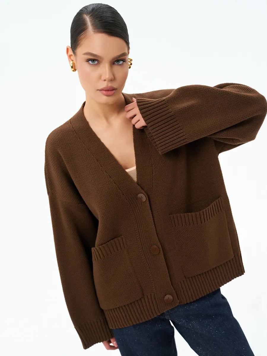 Oversized Thick Knitted Cardigan