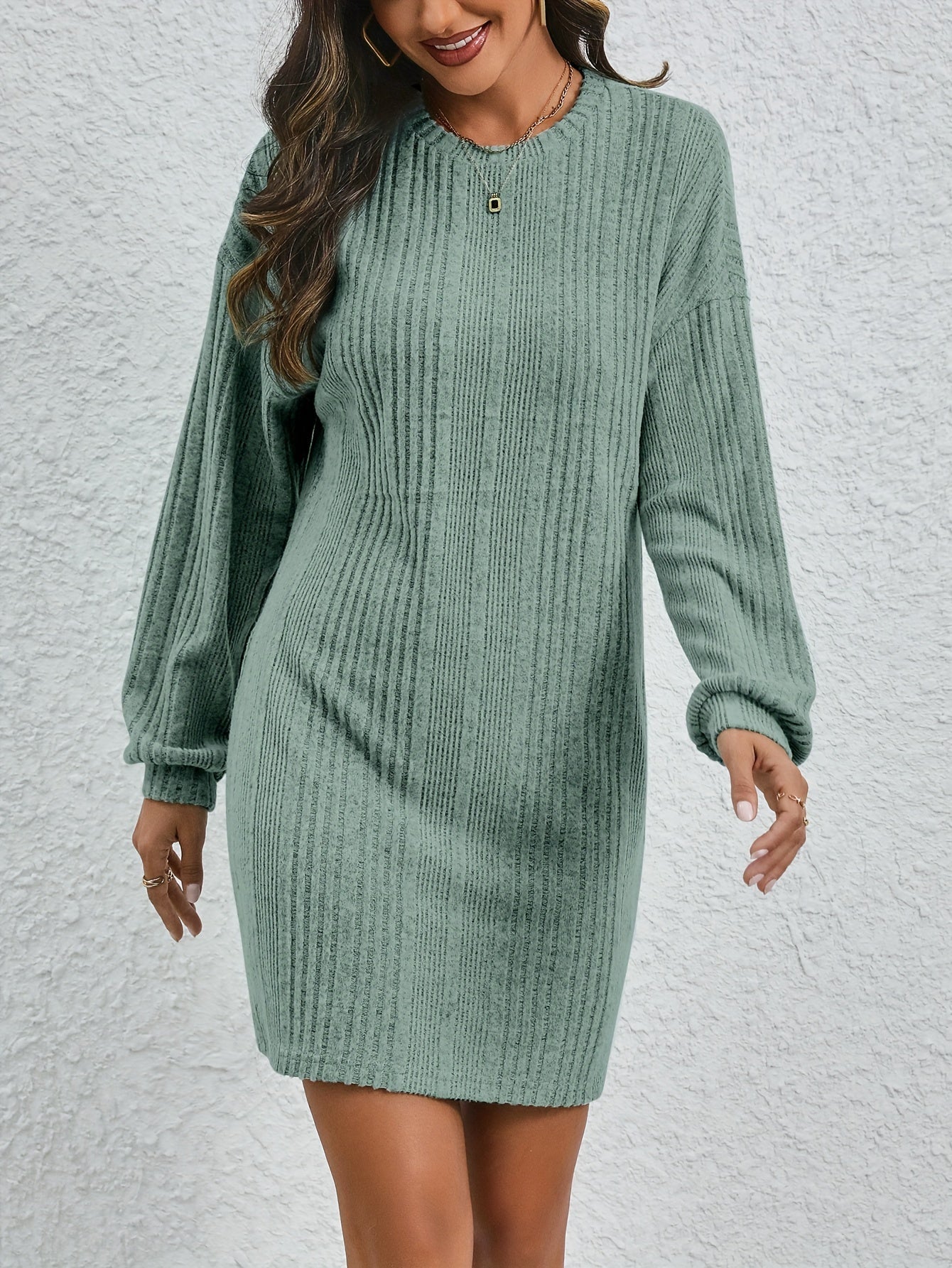 Elegant sweater dress