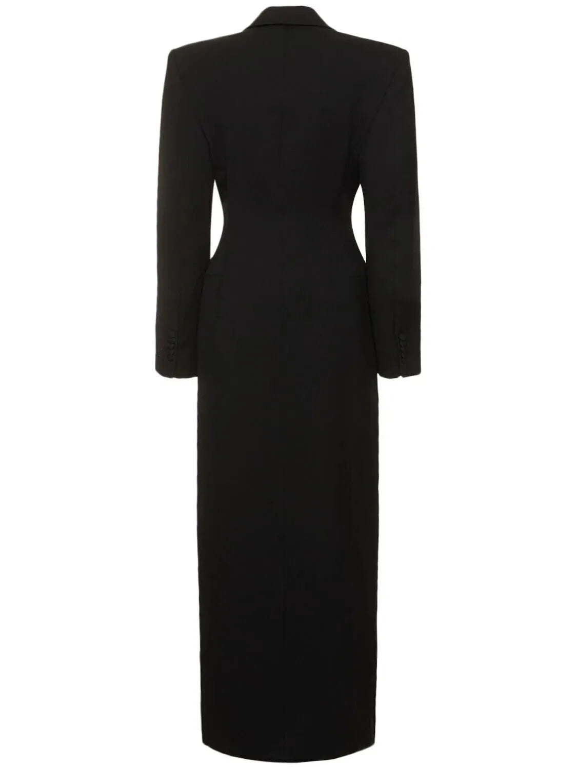 Tuxedo Wool Grain Black Coat