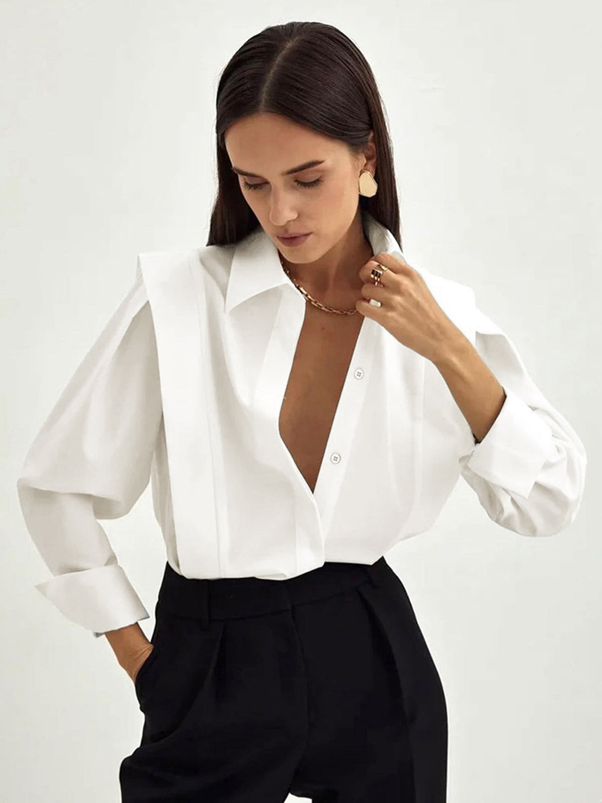 classic business shirt for women