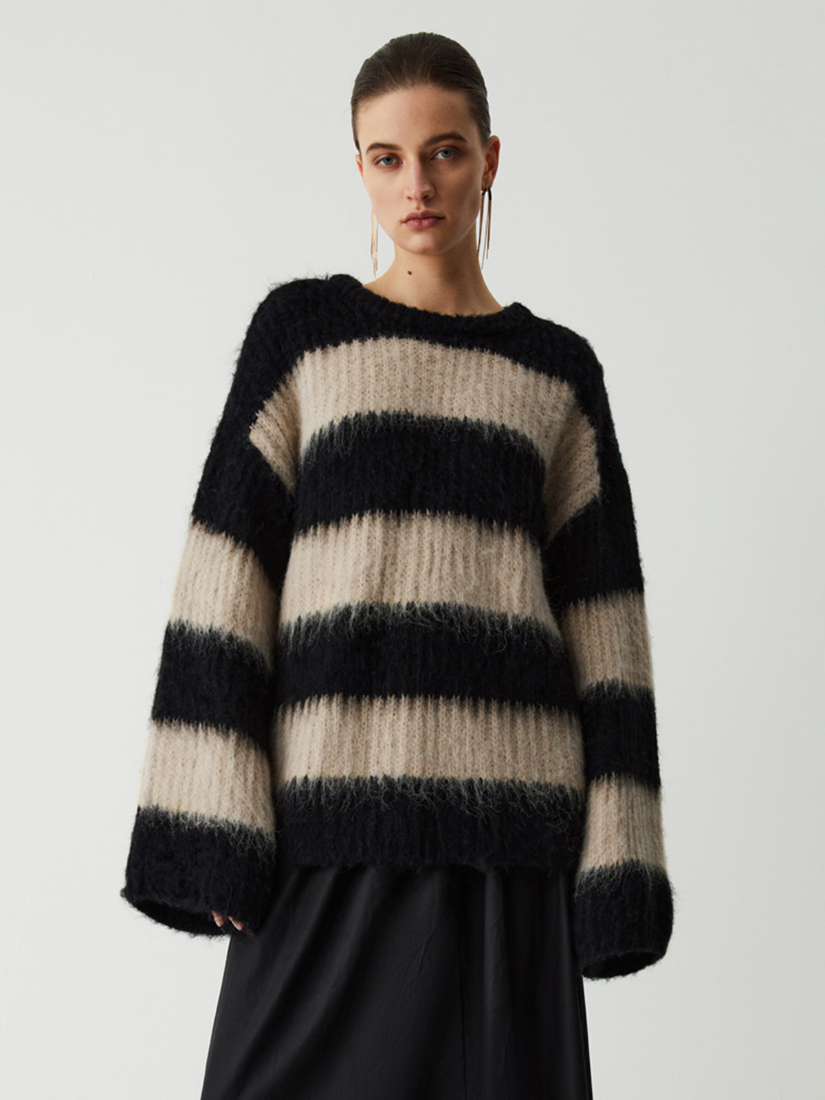 Striped sweater for women