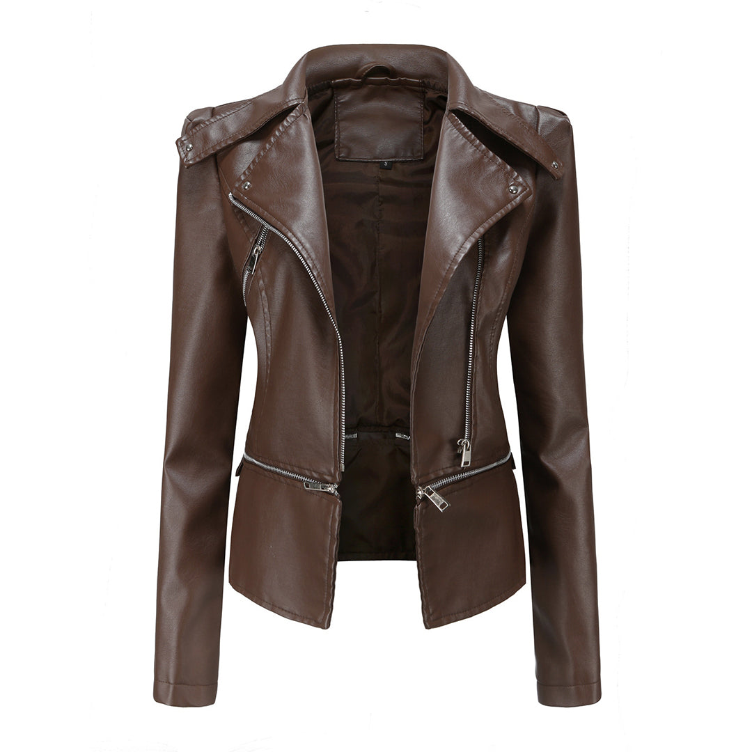 Stylish leather jacket