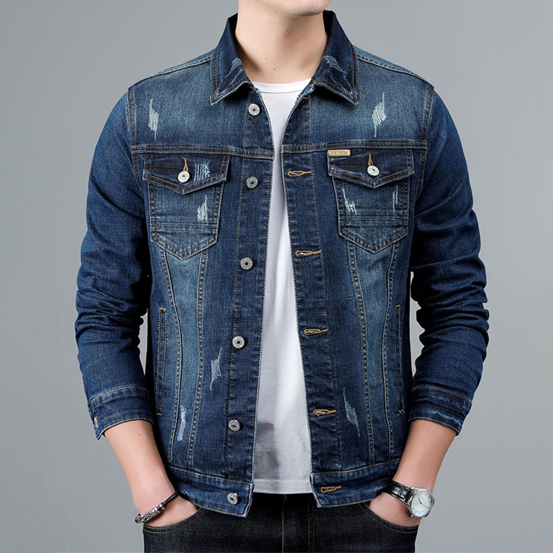 Casual denim jacket for men