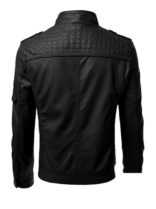 Leather jacket for men