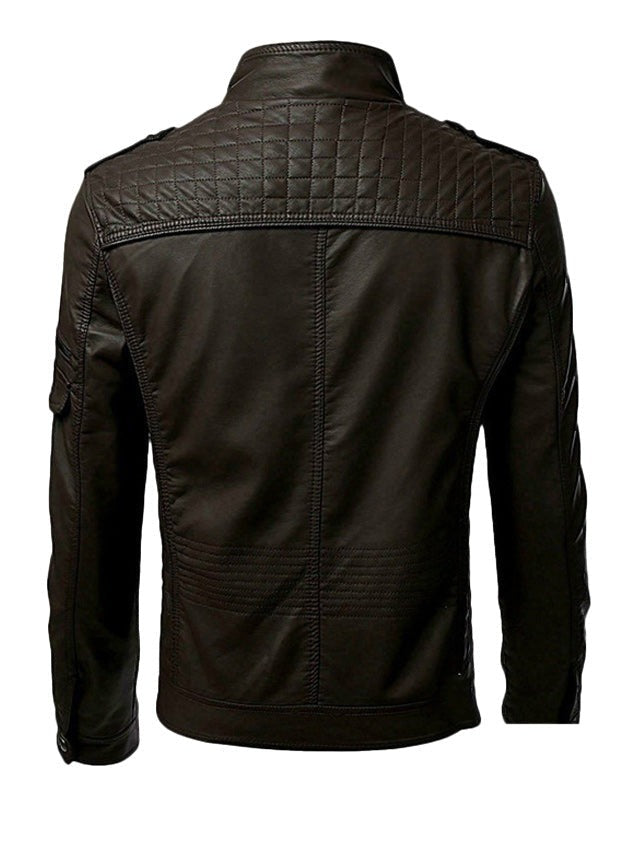 Leather jacket for men