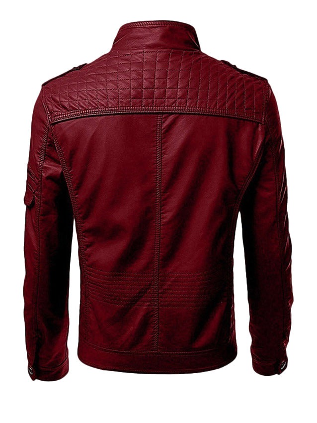 Leather jacket for men