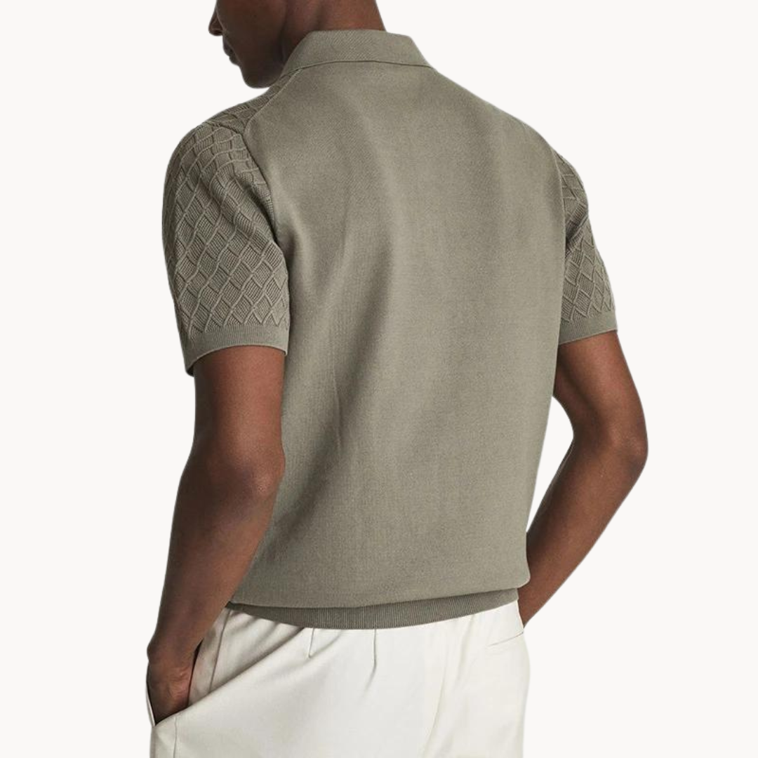 Luxury textured Polo shirt