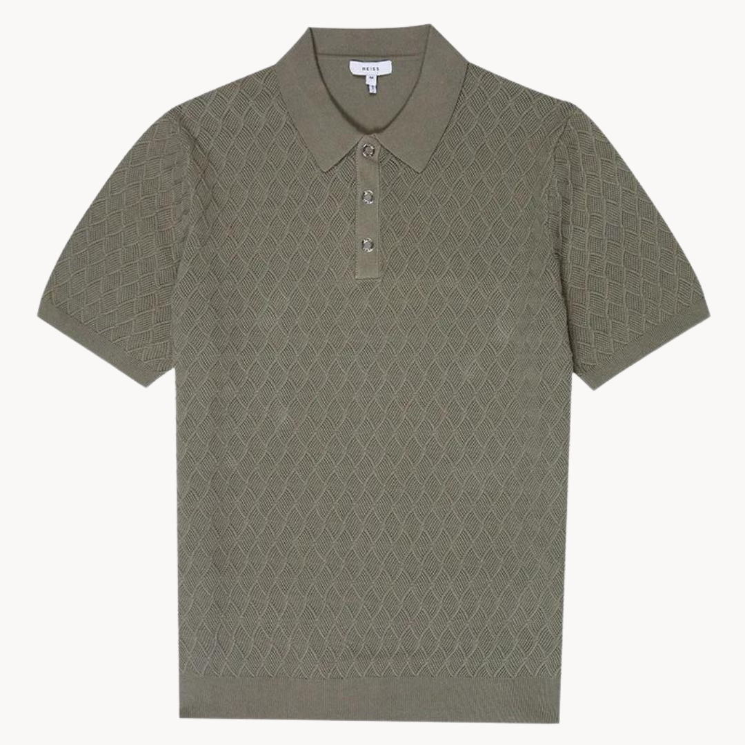 Luxury textured Polo shirt