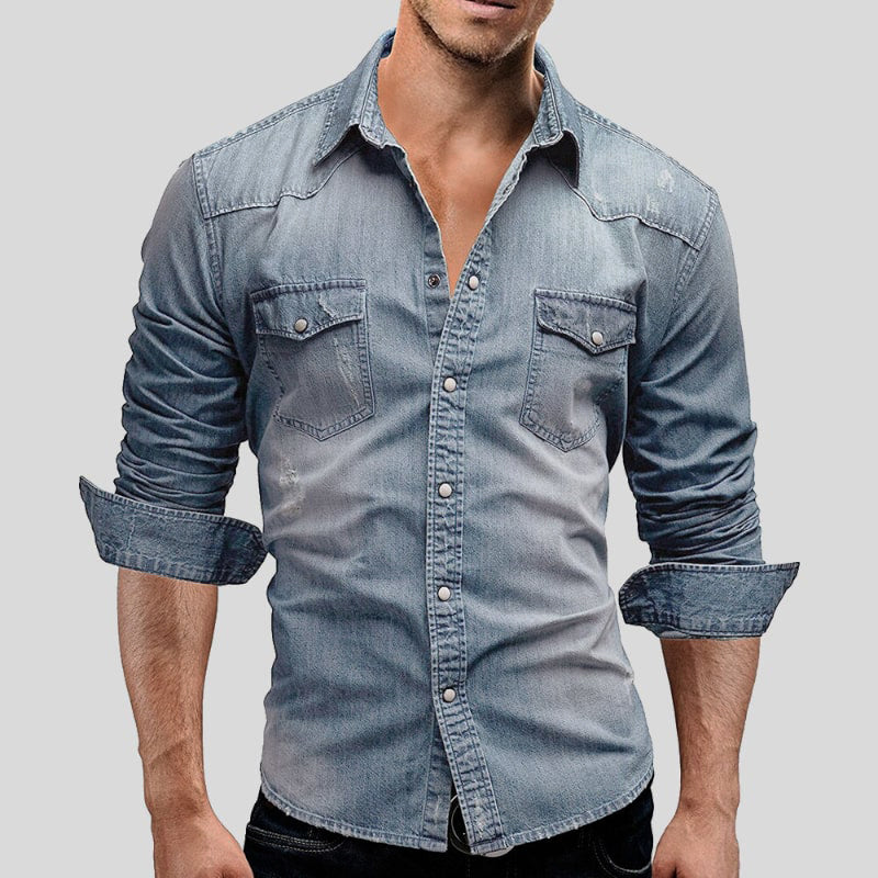 Men's denim shirt