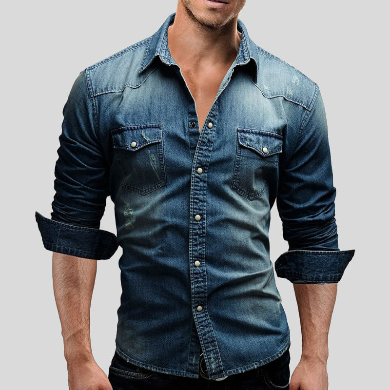 Men's denim shirt