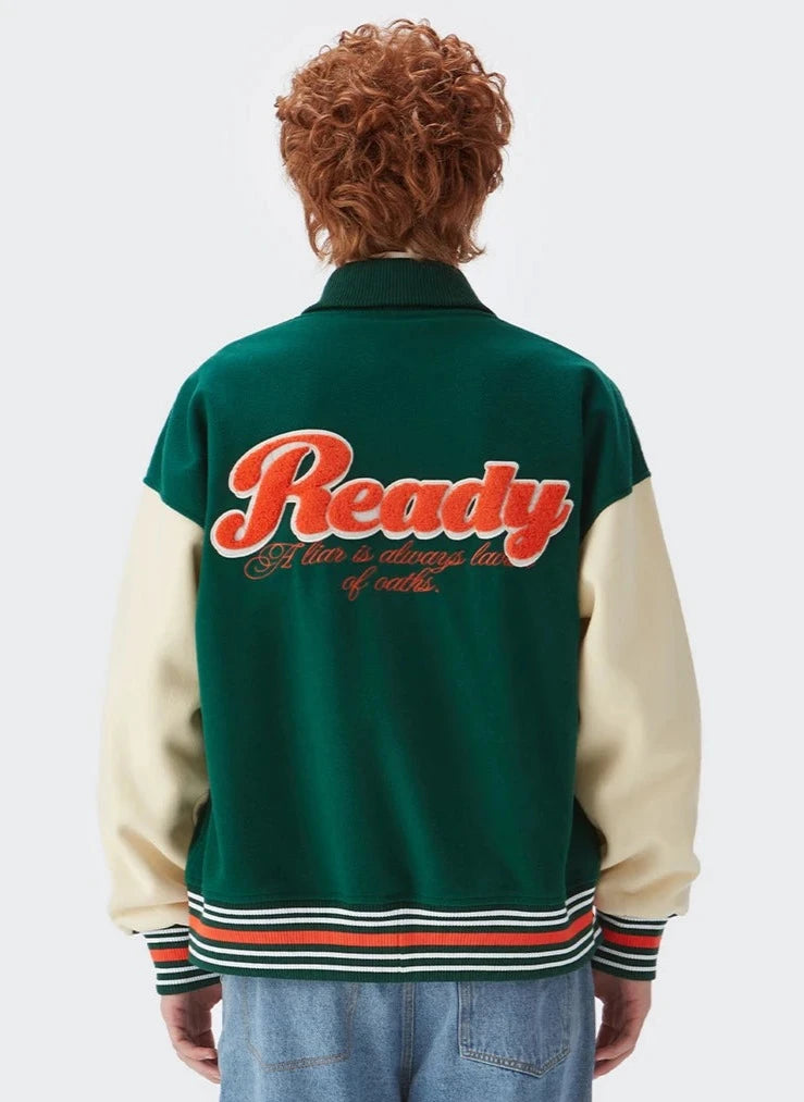 Vintage Baseball Bomber Jacket