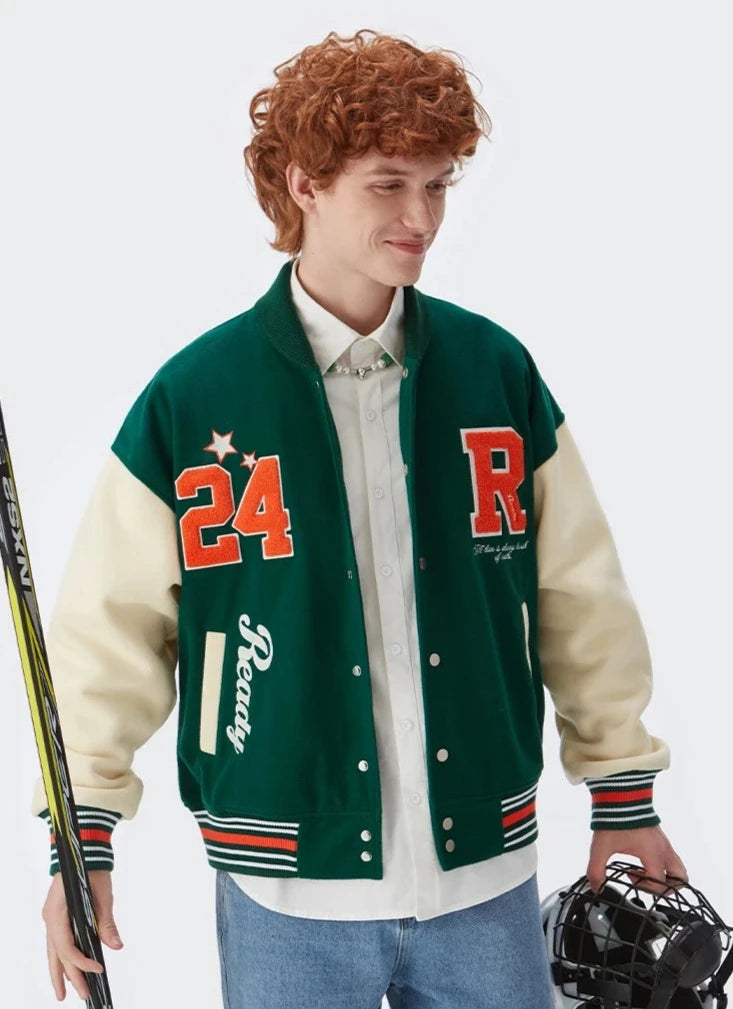 Vintage Baseball Bomber Jacket