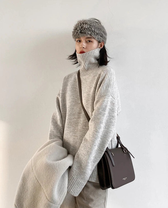 Loose Turtleneck Sweater