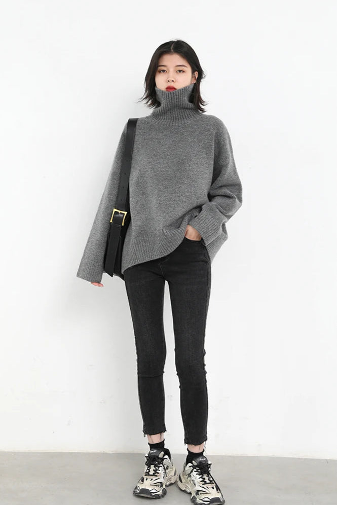 Loose Turtleneck Sweater