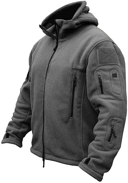 Klaus tactical fleece jacket with hood