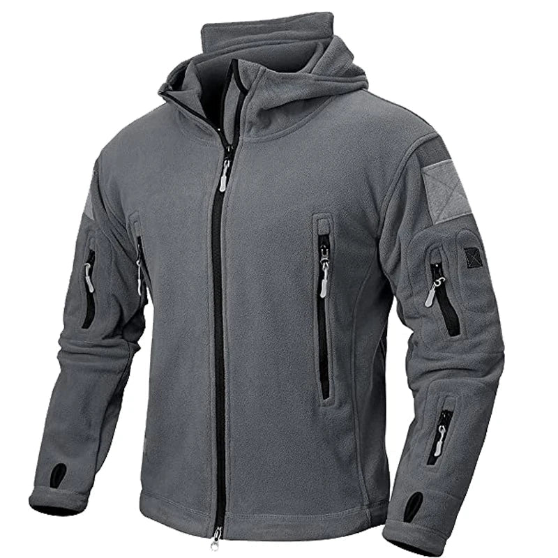 Klaus tactical fleece jacket with hood