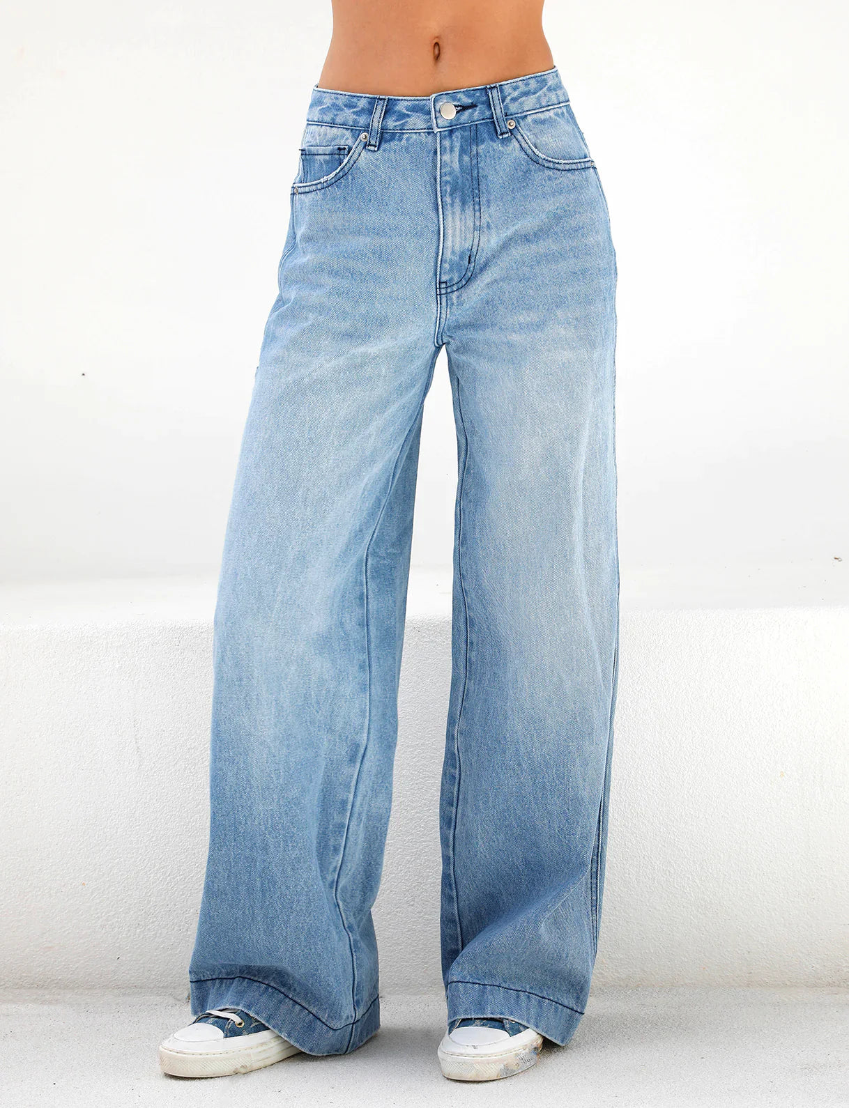 High Waist Loose Jeans