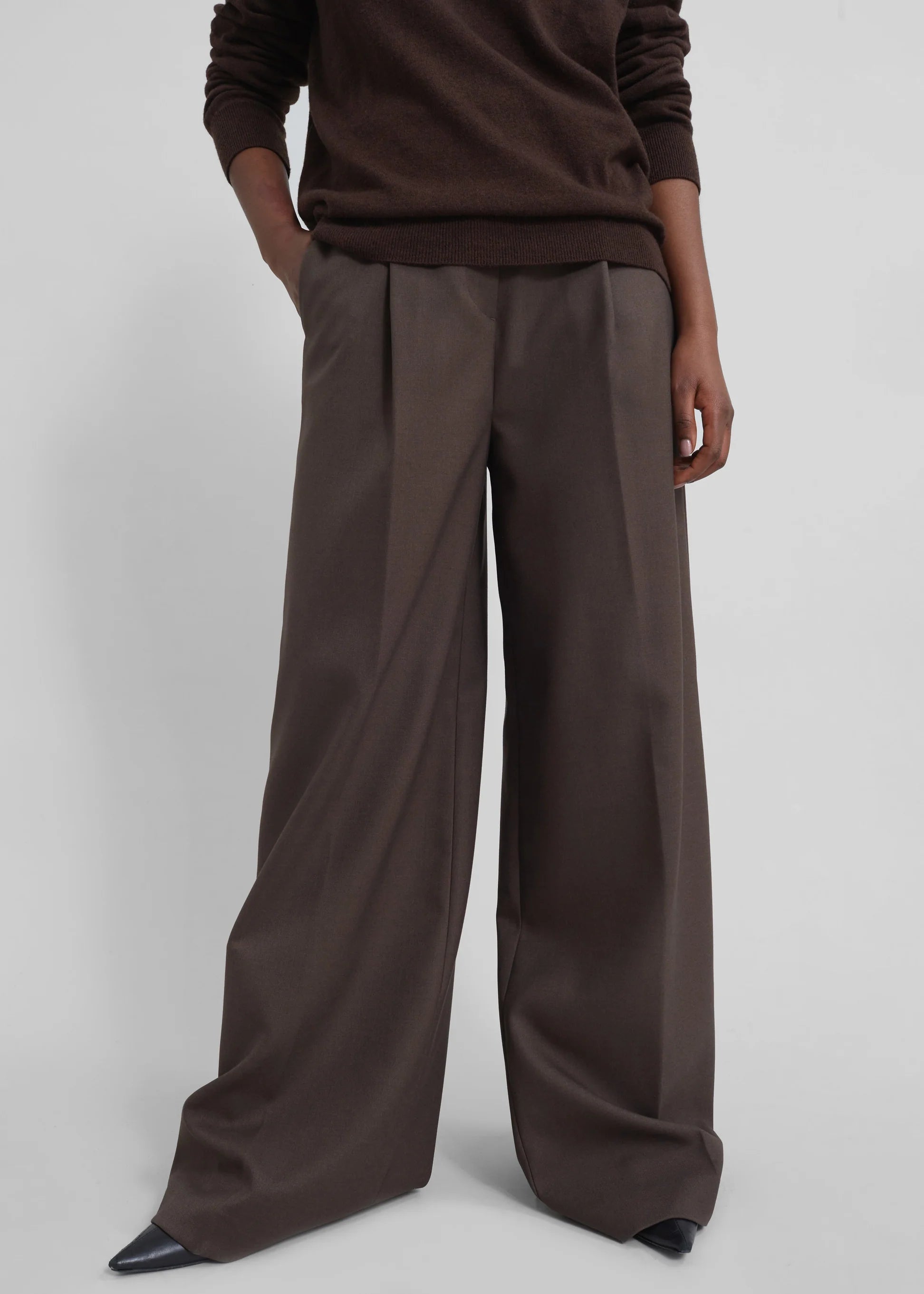 Classic Wide Leg Trousers