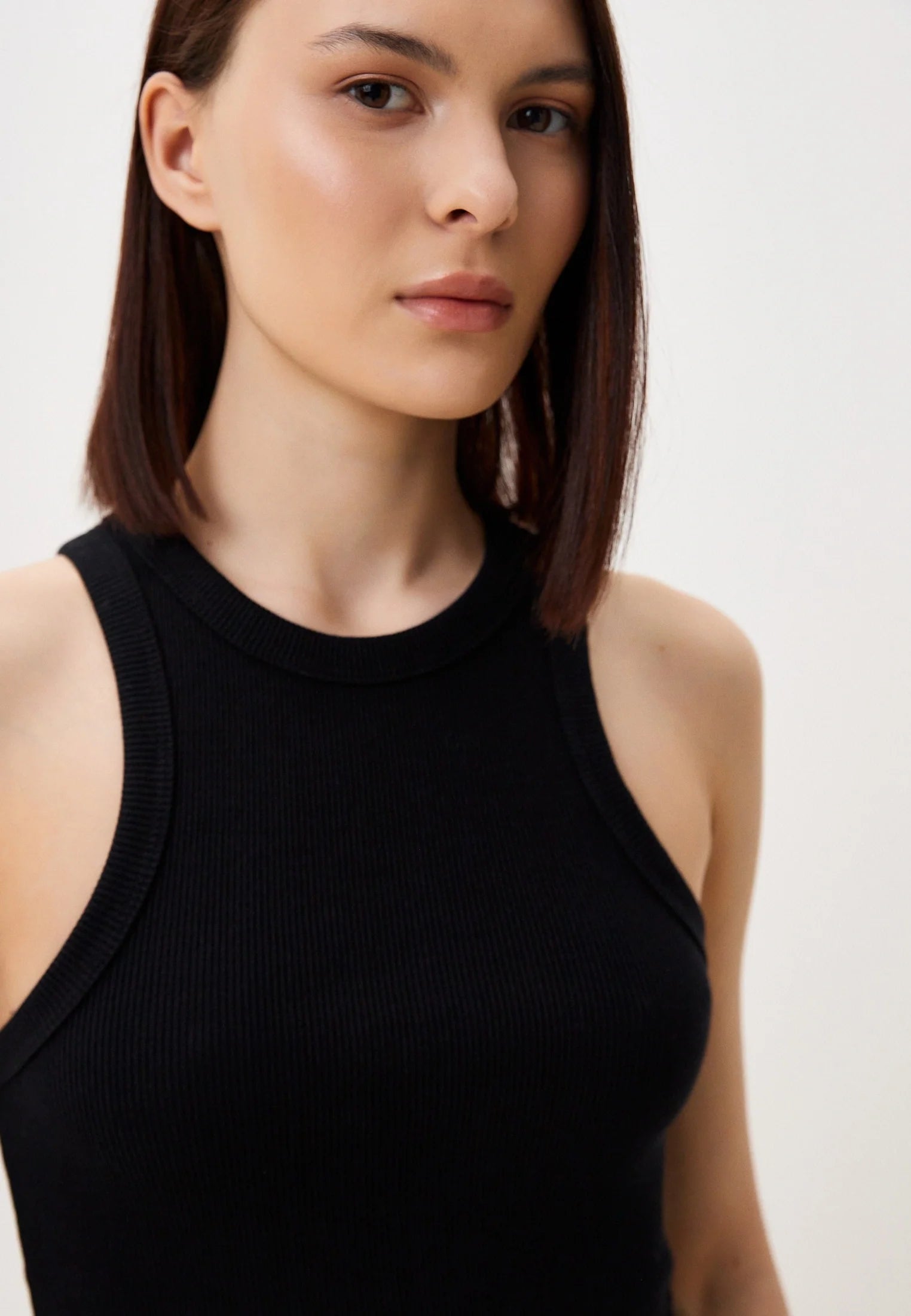 Simple Ribbed Tank Top