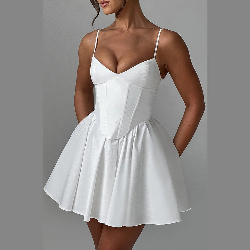 Summer Corset Mini Dress