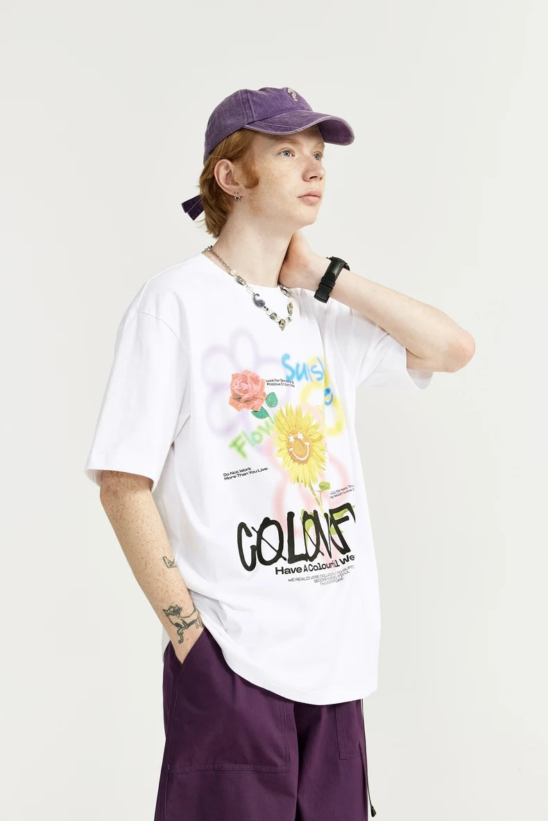 Graffiti Sunflower T-shirt