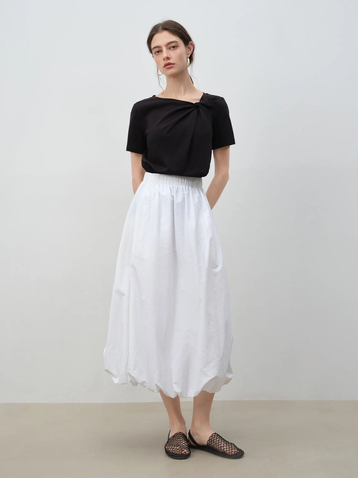 Short Sleeve Twisted T-Shirt