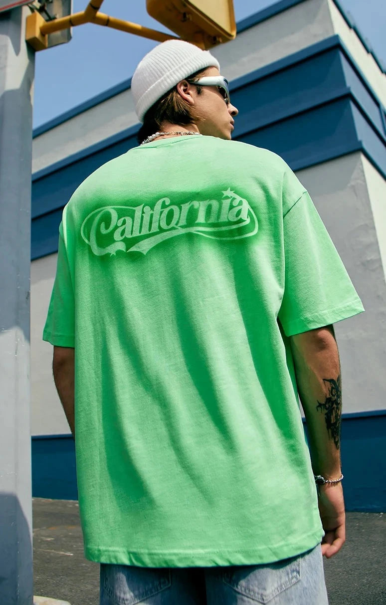 California Streetwear Green T-shirt