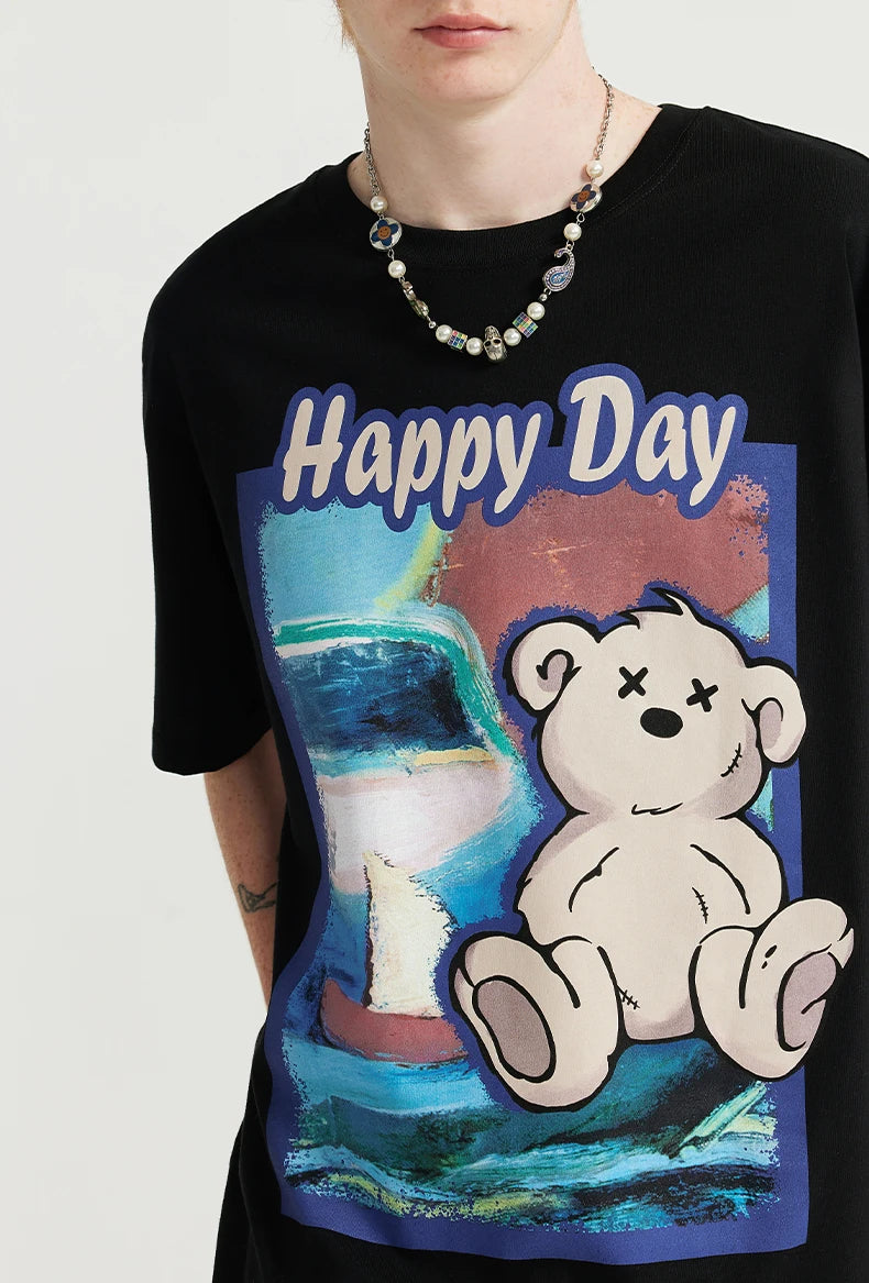 Bear Printing T-shirt