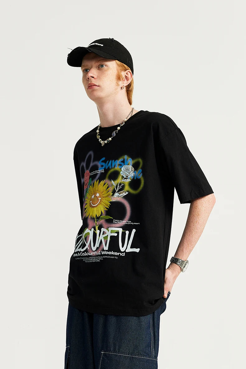 Graffiti Sunflower T-shirt