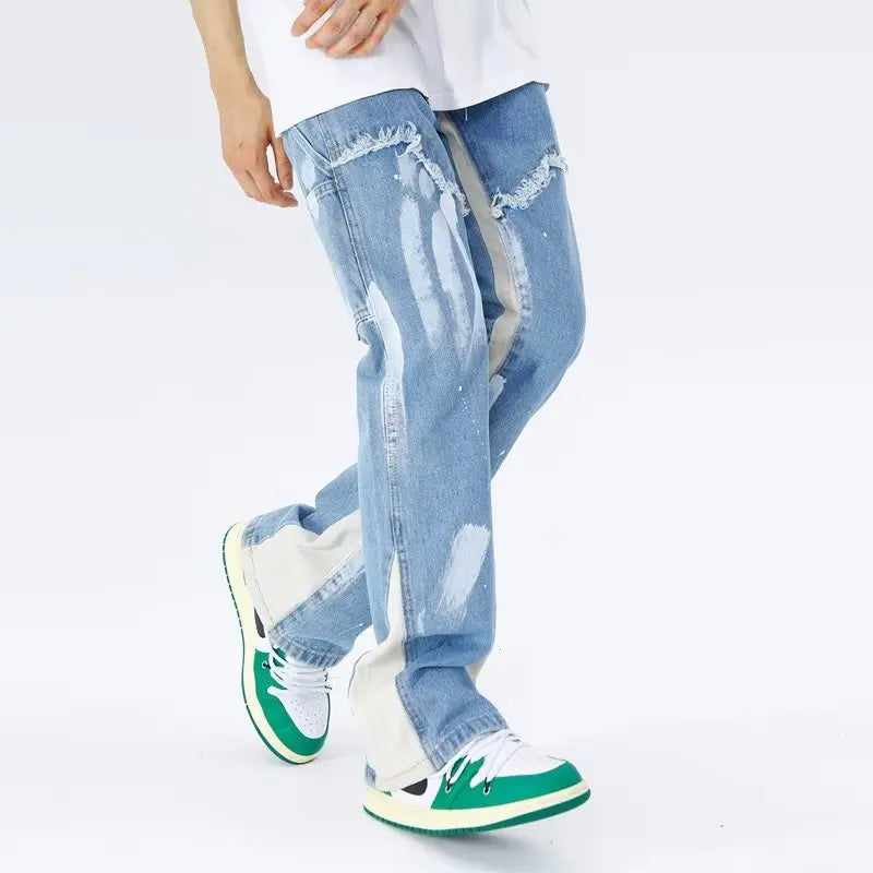 Streetwear Baggy Flare Jeans